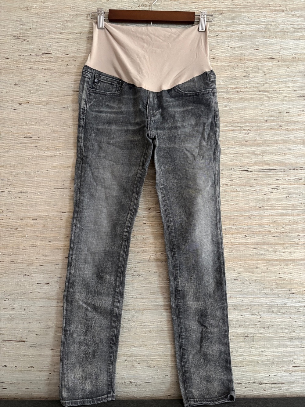 A Pea in the Pod Grey Maternity Skinny Jeans